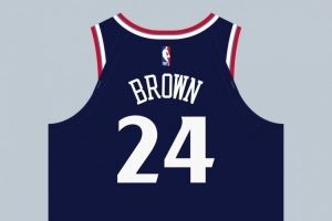 洛杉矶24号科比！快船小将科比-布朗新赛季改穿24号球衣！